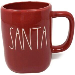 Rae Dunn Red SANTA  Coffee Mug